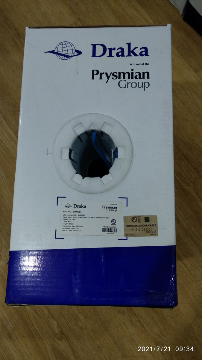 Cáp mạng cat5e Draka tại Đà Nẵng