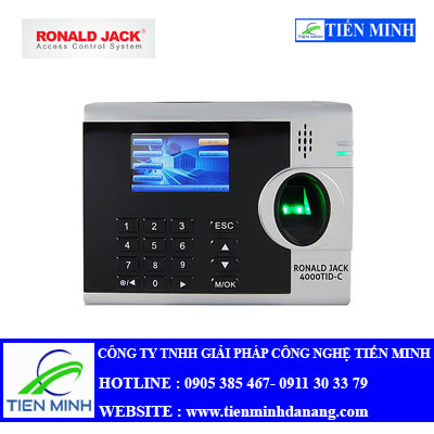 Máy chấm công vân tay Ronald Jack 4000TID-C