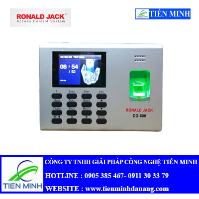 MÁY CHẤM CÔNG  VÂN TAY RONALD JACK DG-600