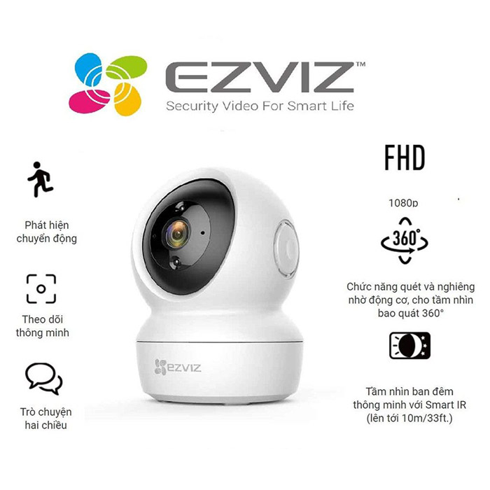Camera wifi không dây Ezviz C6N 1080P