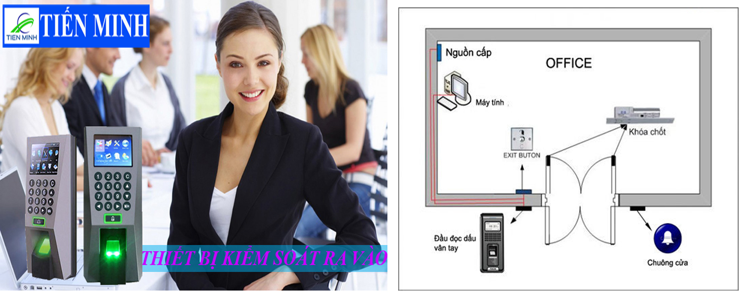 Máy chấm công kiểm soát cửa tại Đà Nẵng_Công ty Tiến Minh
